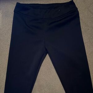 Fleece lined black leggings